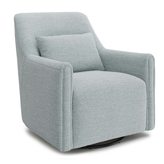 Winslow 29.5" Swivel Glider Chair - Harbor Gray