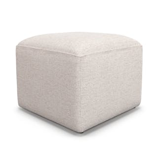 Winslow 21.25" Ottoman - Napa White