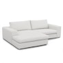 Beta 98" Modular Left Chaise Sectional - Quartz White