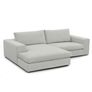 Beta 98" Modular Left Chaise Sectional - Welsh Gray