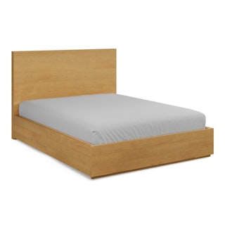 Leif Queen Storage Bed - Light Oak