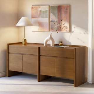 Torme 70" Sideboard - Smoked Oak