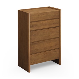 Torme 5-Drawer Chest - Smoked Oak