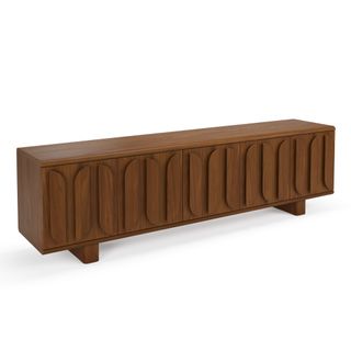 Ansel 79" Media Unit - Walnut