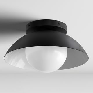 Gemma Small Flushmount Ceiling Light - Black