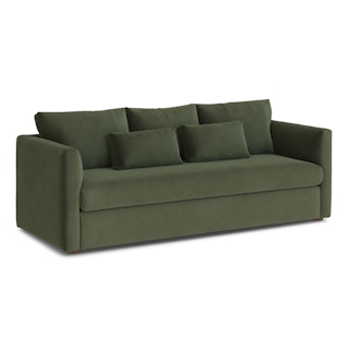 Marina 90" Velvet Sofa Bed - Hale Fir Green
