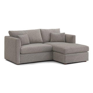 Marina 80" Reversible Storage Sectional - Hestia Gray