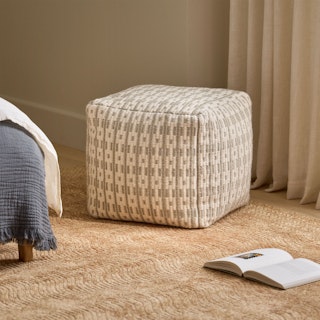 Mia 18" Pouf - Doe Taupe