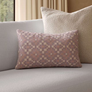 Elfin Small Pillow - Maroon Multi
