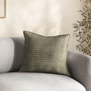 Camil Velvet Pillow - Green