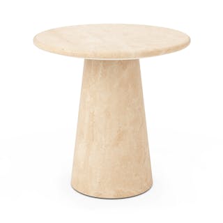 Noemi Travertine Side Table
