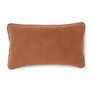 Lucca Velvet Small Pillow - Plush Pacific Rust