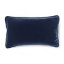 Lucca Velvet Small Pillow - Plush Cascadia Blue