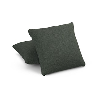 Gabriola Pillow Set - Green Wool Bouclé