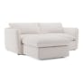 Leigh 86" Reversible Storage Sleeper Sectional - Napa White
