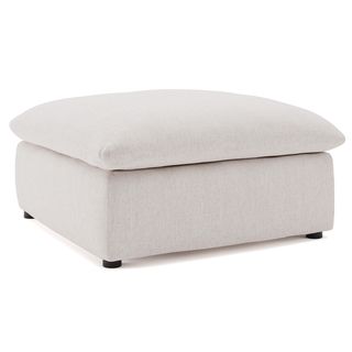Leigh 41" Ottoman - Napa White