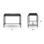 The Sarek Outdoor Bar Table x Counter Stool Bundle - Gallery View 1 of 6.