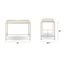 The Sarek Outdoor Bar Table x Counter Stool Bundle - Gallery View 1 of 6.
