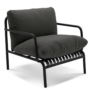 Sarek 31.5" Outdoor Lounge Chair - Sunbrella® Onyx