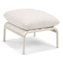 Sarek 29.5" Outdoor Ottoman - Sunbrella® Linen