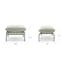 Sarek Lounge Chair x Ottoman Bundle - Gallery View 1 of 6.