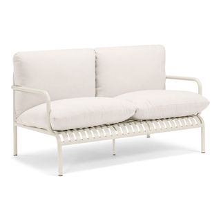 Sarek 59" Outdoor Loveseat - Sunbrella® Linen