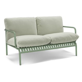 Sarek 59" Outdoor Loveseat - Sunbrella® Mint
