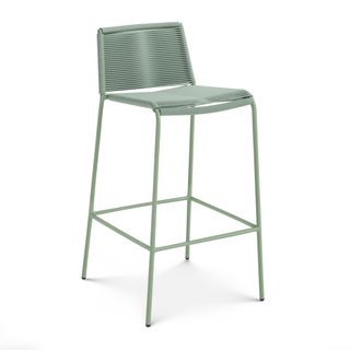 Zina Outdoor Bar Stool - Khaki Green
