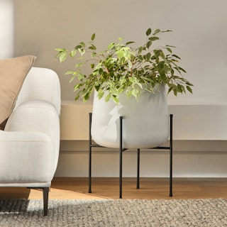 Tuva Indoor/Outdoor Wide Planter Set - White