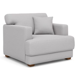 Dawn 40" Lounge Chair - Silver Ivory