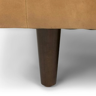 Dawn 36" Ottoman - Silver Light Blue