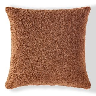 Ella Large Pillow - Short Shearling Rust