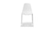 Svelti Pure White Dining Chair - Gallery View 4 of 10.