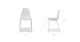Svelti Pure White Dining Chair - Gallery View 10 of 10.