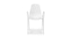Svelti Pure White Stackable Dining Armchair - Gallery View 3 of 9.