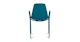 Svelti Deep Cove Teal Stackable Dining Armchair - Gallery View 5 of 11.