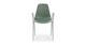 Svelti Aloe Green Stackable Dining Armchair - Gallery View 3 of 10.