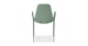 Svelti Aloe Green Stackable Dining Armchair - Gallery View 5 of 10.