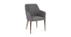 Feast Gravel Gray Dining Chair - Gallery View 1 of 11.