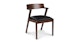 Zola Black Leather Dining Chair - Gallery View 1 of 11.