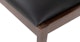 Zola Black Leather Dining Chair - Gallery View 8 of 11.