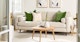 Sven Birch Ivory Sofa - Gallery View 2 of 12.