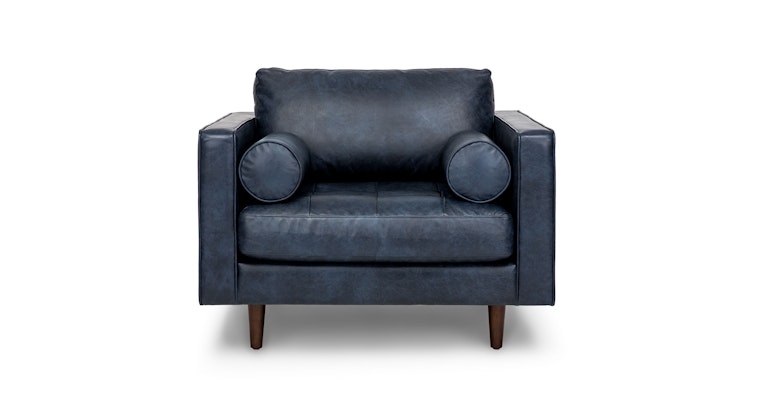 Sven Oxford Blue Chair - Primary View 1 of 12 (Open Fullscreen View).