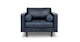Sven Oxford Blue Chair - Gallery View 1 of 12.