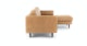 Sven Charme Tan Right Sectional Sofa - Gallery View 4 of 15.