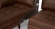 Sven Charme Chocolat Left Sectional Sofa - Gallery View 10 of 13.