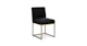 Oscuro Pure Black Dining Chair - Gallery View 1 of 12.
