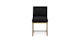 Oscuro Pure Black Dining Chair - Gallery View 4 of 12.