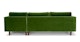 Sven Grass Green Right Sectional Sofa - Gallery View 5 of 13.