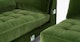 Sven Grass Green Left Sectional Sofa - Gallery View 10 of 13.